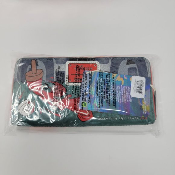 Loungefly Disney Queen of Hearts Villain Scene Mini Backpack & Zip Around Wallet - Picture 16 of 16